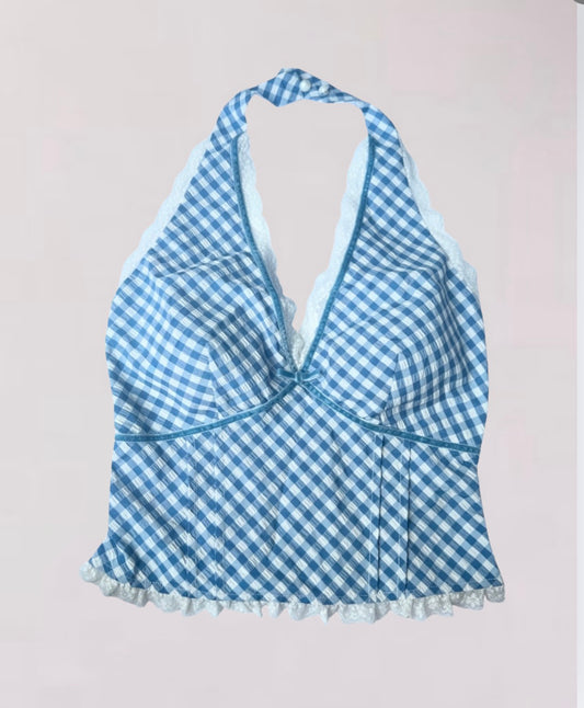Wren halter -Blue